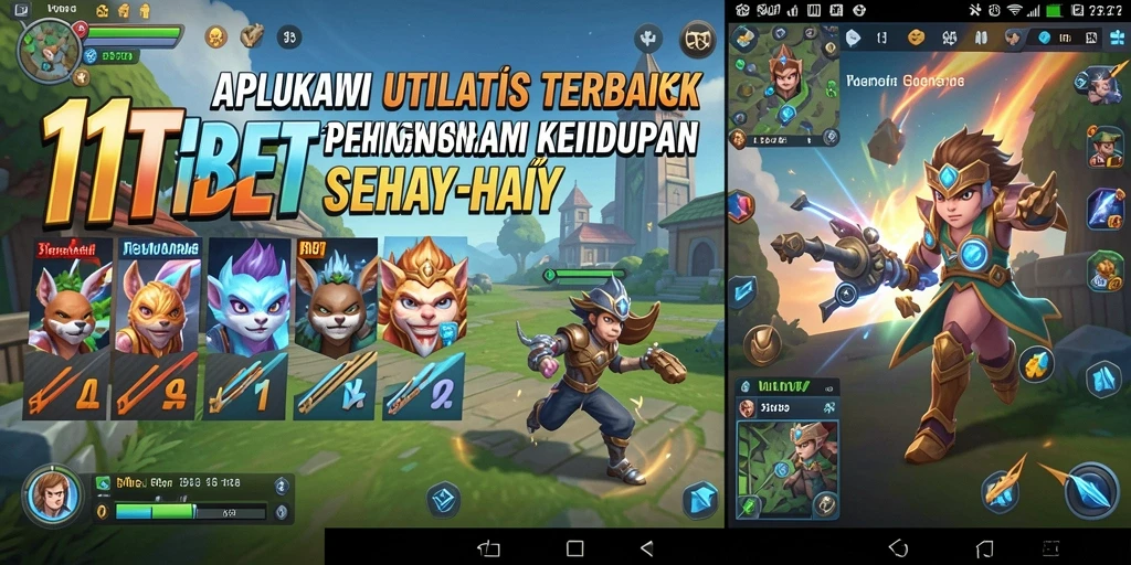 Tampilan utama aplikasi 11TBET yang memudahkan navigasi fitur.