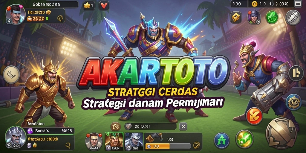 Tampilkan gameplay strategis yang mengesankan dari AKARTOTO.