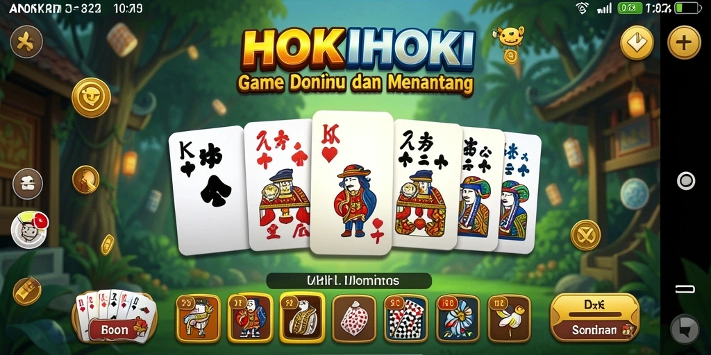 Tampilan gameplay seru di HOKIHOKI yang penuh tantangan.