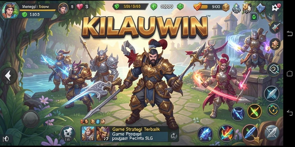 Tampilan gameplay KILAUWIN dengan strategi SLG yang seru.