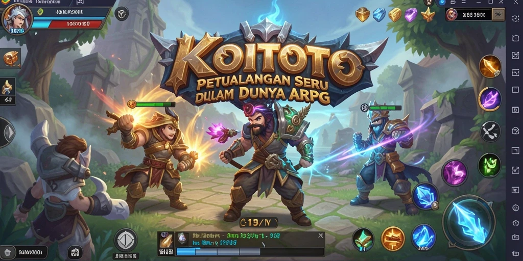 Screenshot KOITOTO menampilkan aksi petualangan menarik dalam gameplay ARPG.