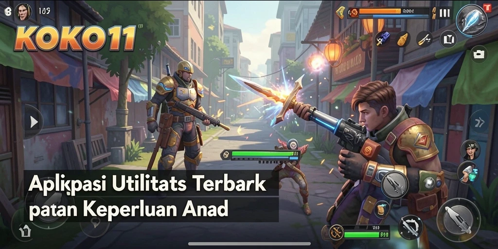 Tampilan antarmuka pengguna KOKO11 yang sederhana dan fungsional.