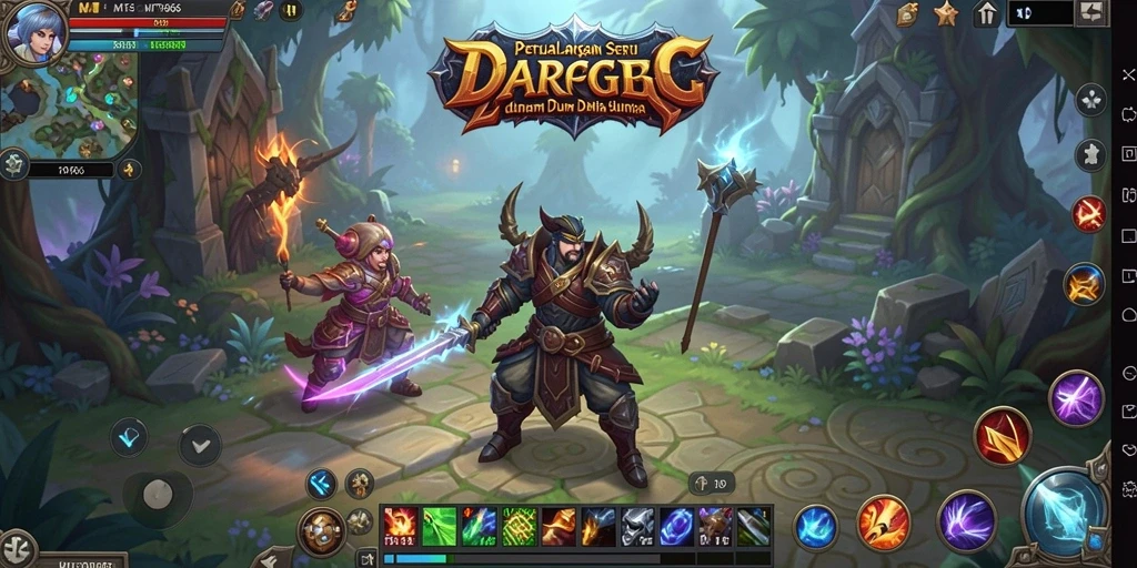 Tampilan gameplay ARPG yang mendebarkan dan penuh aksi.