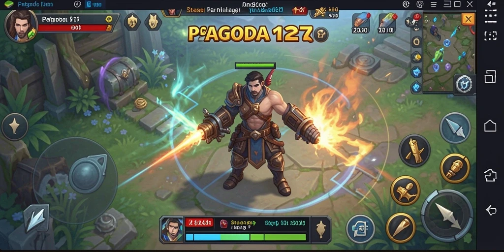 Tampilan gameplay strategis yang mendebarkan di PAGODA127.
