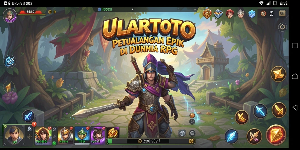Gameplay ULARTOTO dengan karakter dan dunia fantasi yang menakjubkan.
